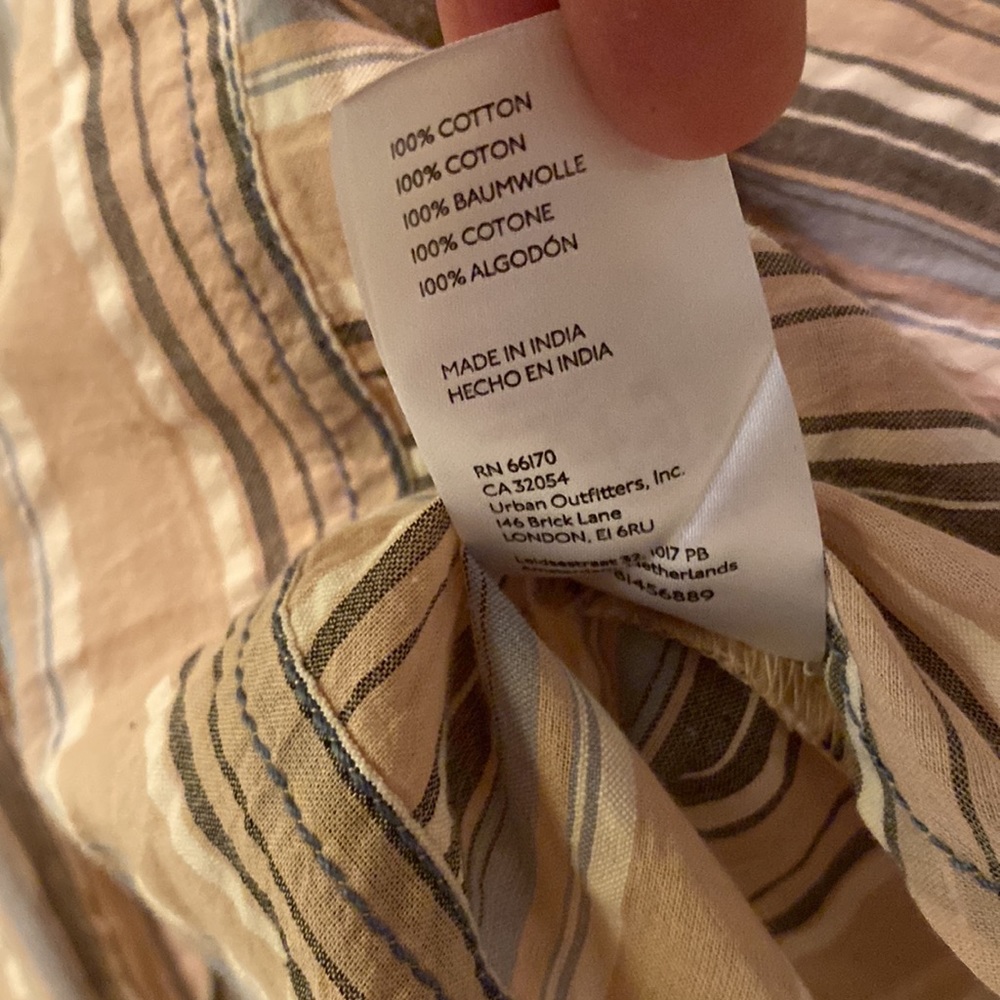 NWT Striped BDG Urban Outfitters Oversized Button Down - Picture 11 of 13